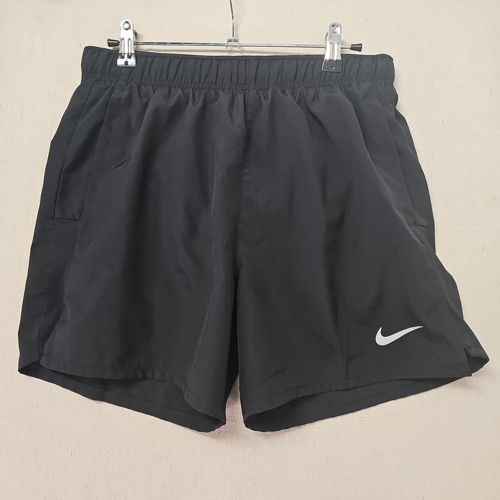 Nike Dri-Fit Challenger Brief Lined Running Shorts Men's Small DV9363-010 Black